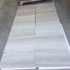 White Wood Veins Grain Marble Slabs