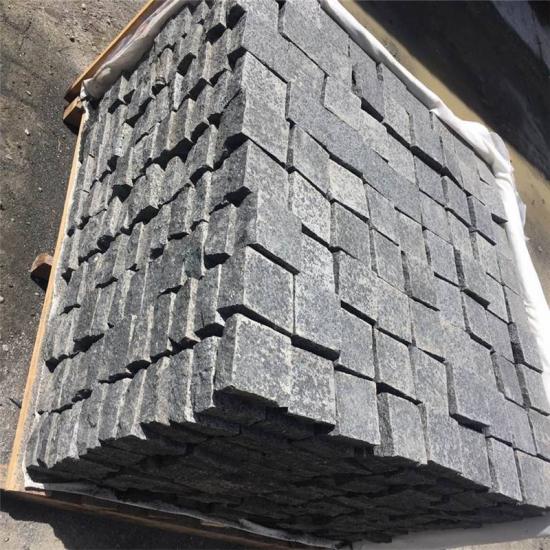 Exfoliated Raven Basalt G684 Cobble 100x100x50 mm