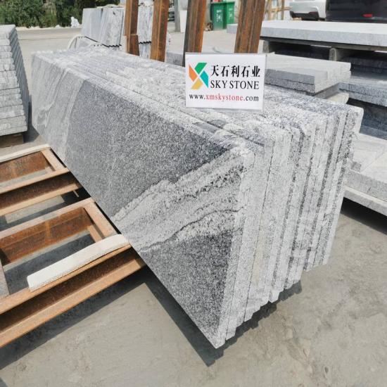 Nero Santiago China Viscount White Granite Slabs