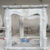 Bianco Carrara Stone For Fireplace White Marble Interior Design