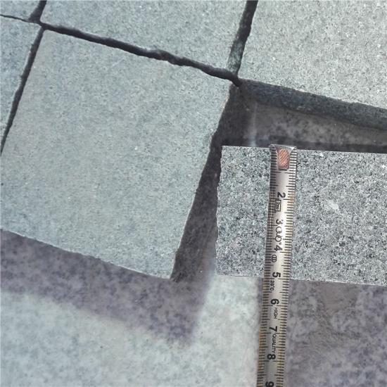 8a9593b37aa98263ae0fee813485787e_medium G654 Dark Grey Granite Cobbles For Garden 100x100x50mm