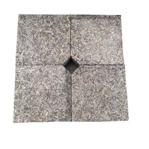 Exfoliated Dark Grey Granite Paving