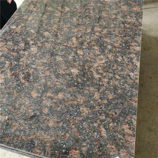 Red Base Tan Brown Cut To Size Polish Tiles For Korean Project Random Slabs