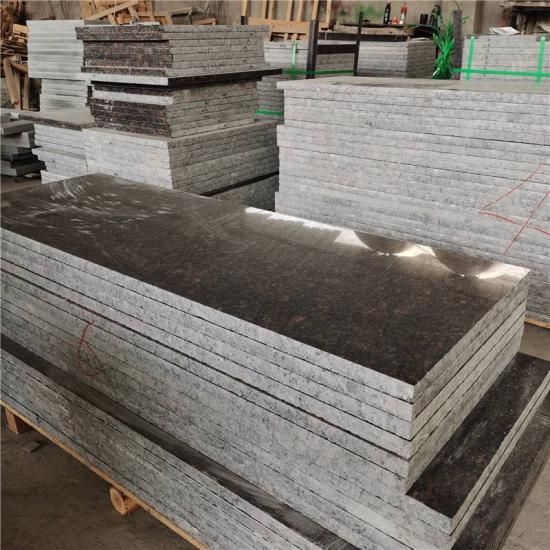 Red Base Tan Brown Cut To Size Polish Tiles For Korean Project Random Slabs