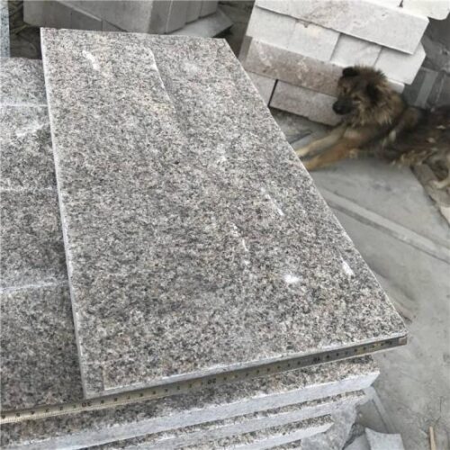 China Brown Rock Faced Stone Wall Tiles