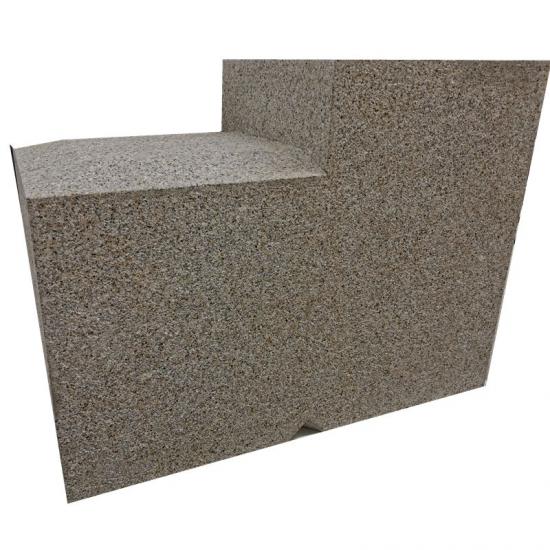 cce087eb59bed548cd49619594db1d24_medium Puma Rusty Yellow Bush Hammered Granite Security Bollard