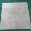 Cross Cut Honed Acid White Grains Marble Tiles