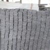 Mesh Natural Split Black Granite Cobblestone
