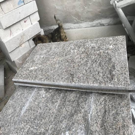 China Brown Rock Faced Stone Wall Tiles